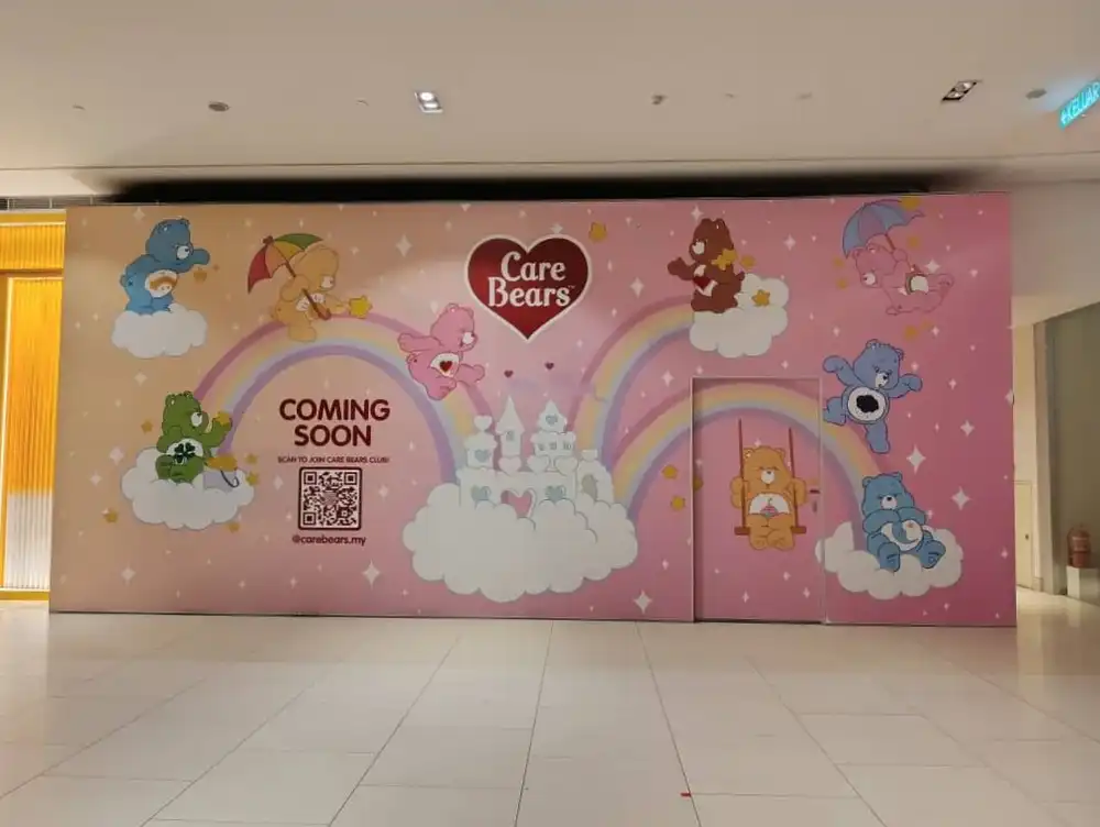 Hoarding Push Out & Visual, Care Bears, Pavilion Bukit Jalil