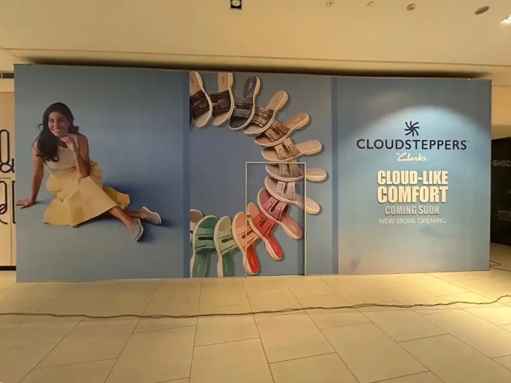 Hoarding Push Out & Visual, Cloudsteppers by Clarks, Pavilion Bukit Jalil