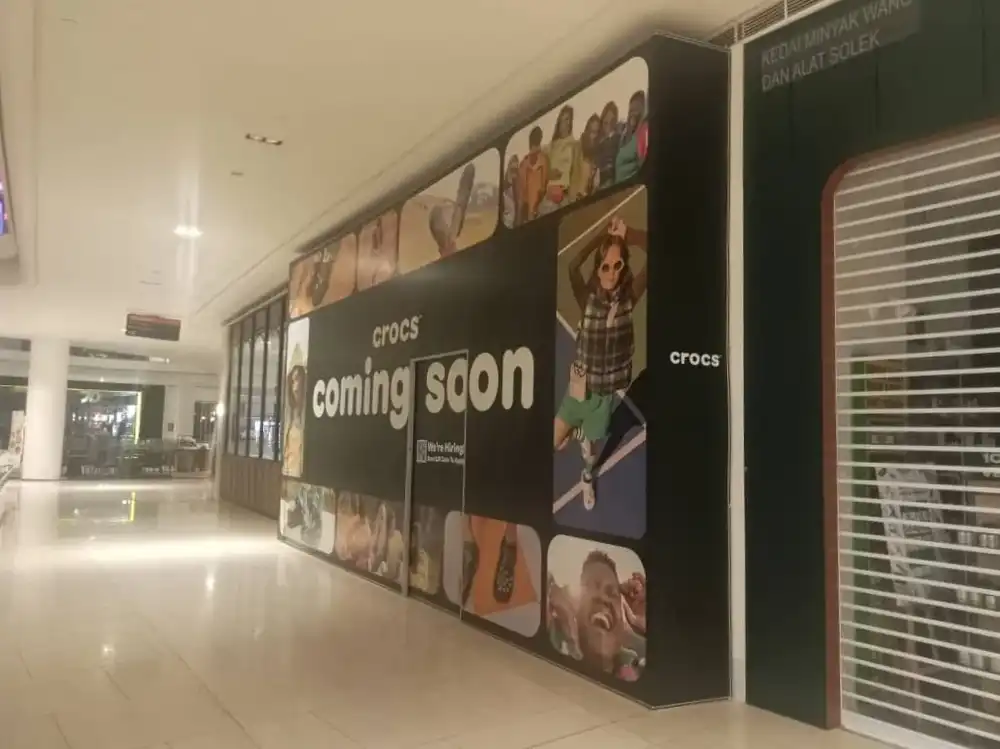Hoarding Push Out & Visual, Crocs, Pavilion Bukit Jalil