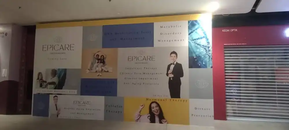 Hoarding Push Out & Visual, Epicare, Gamuda Quayside Mall