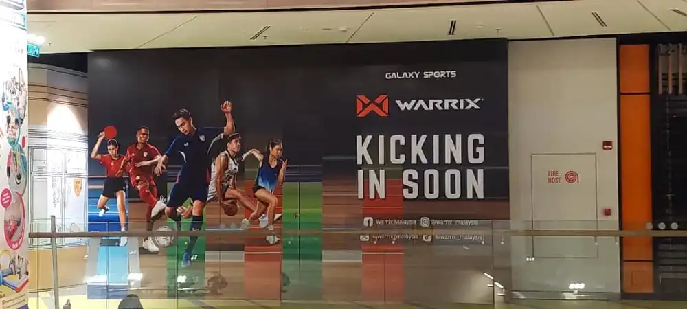 Hoarding Push Out & Visual, Galaxy Sports Warrix, Central Icity