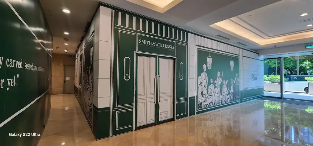 Hoarding Push Out & Visual (Indoor), Smith & Wollensky, KLCC