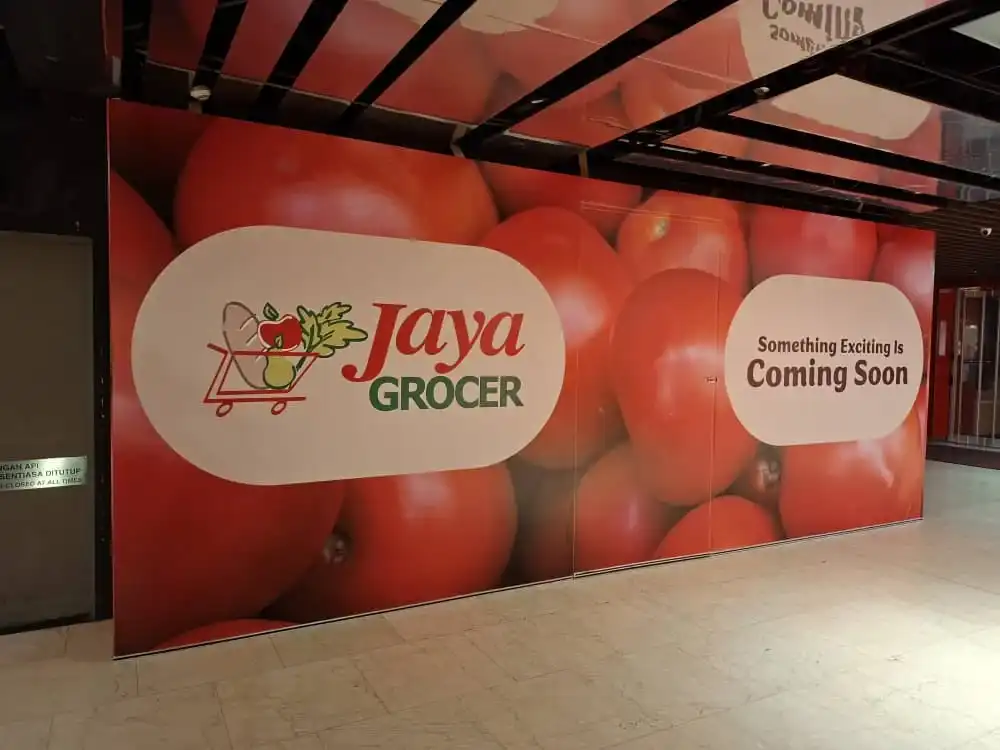 Hoarding Push Out and Visual, Jaya Grocer, The Intermark