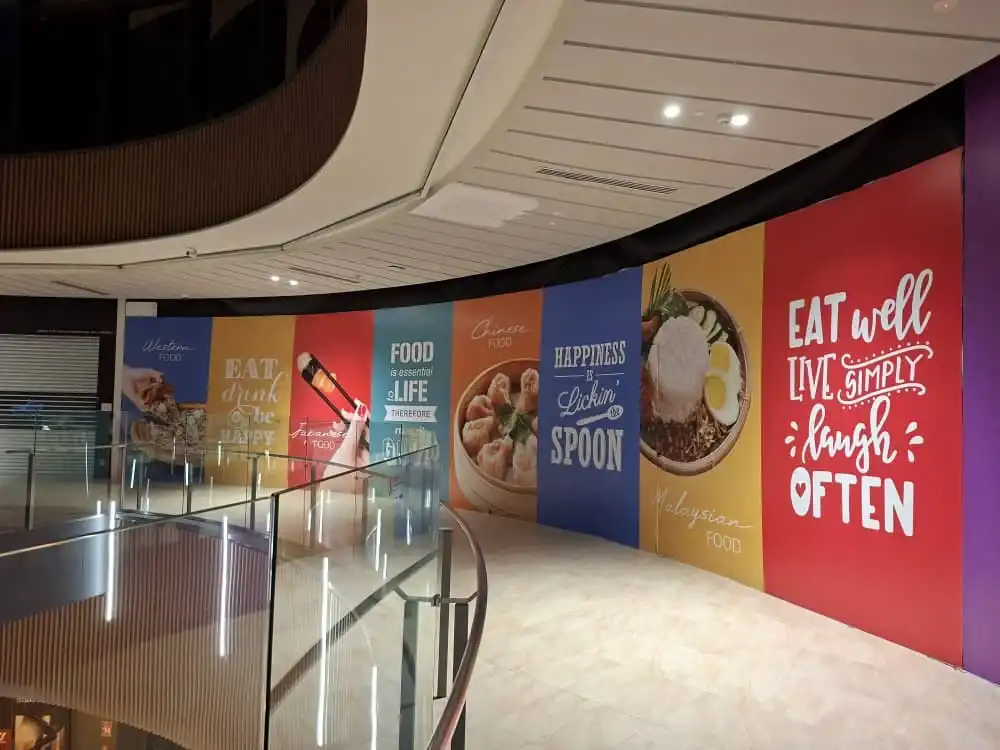 Hoarding Push Out and Visual, Lalaport BBCC