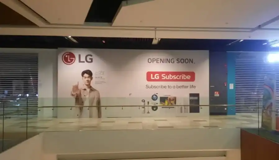 Hoarding Push Out & Visual, LG, MyTown