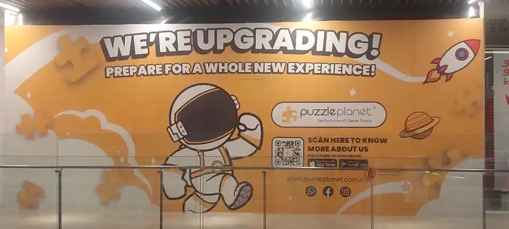 Hoarding Push Out & Visual, Puzzle Planet, Lalaport BBCC