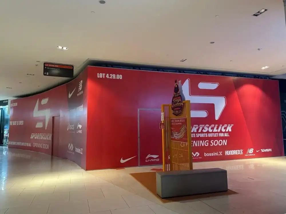 Hoarding Push Out and Visual, Sportsclick, Pavilion Bukit Jalil