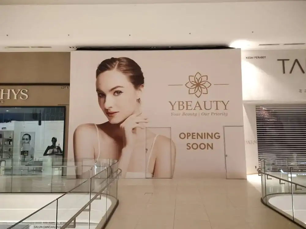 Hoarding Push Out & Visual, Ybeauty, Pavilion Bukit Jalil