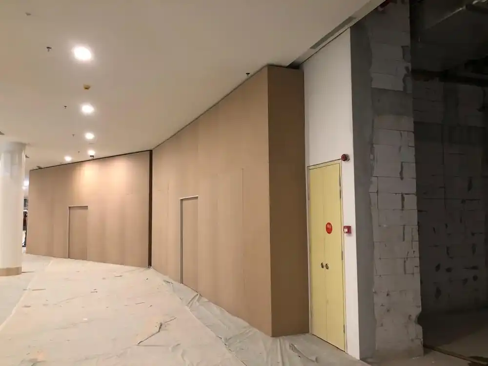 Hoarding (Sample MDF) on Construction Site