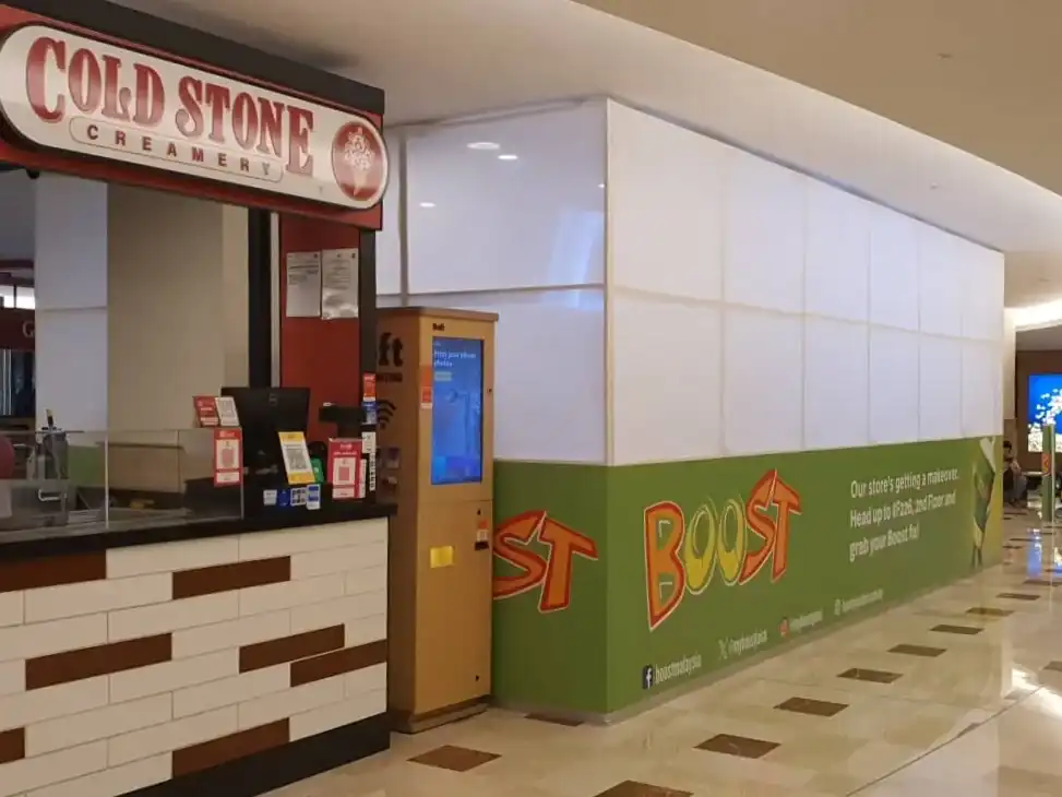 Hoarding & Top Vertical Fabric (Kiosk), Boost, KLCC