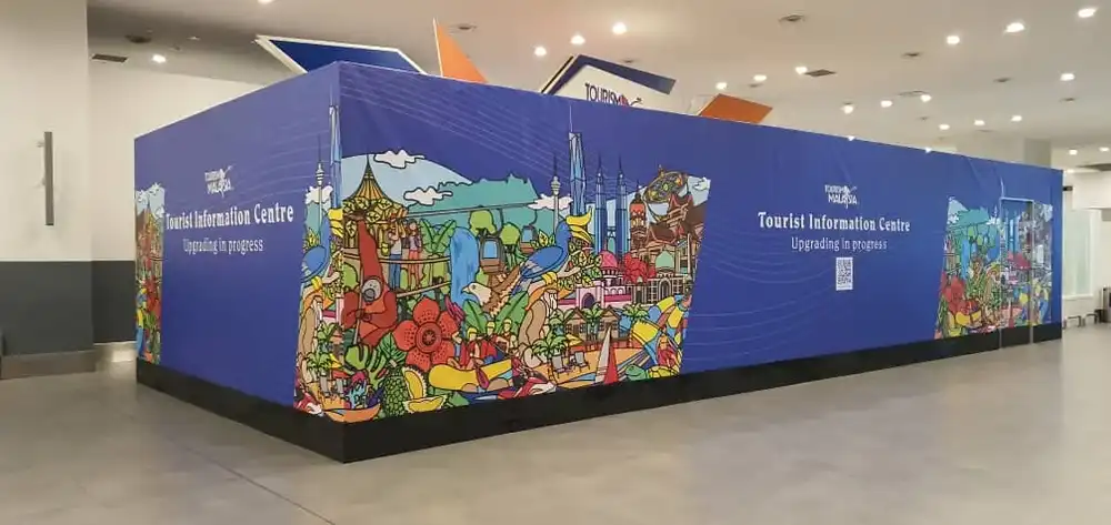 Hoarding, Tourist Information Centre, KLIA2