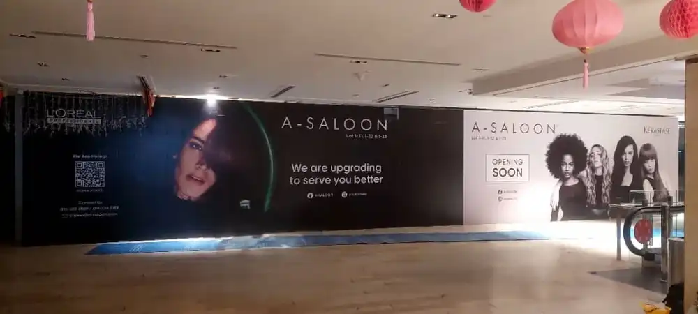 Hoarding & Visual, A-Saloon, Fahrenheit88