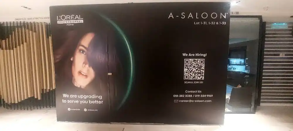 Hoarding & Visual, A-Saloon, Fahrenheit88