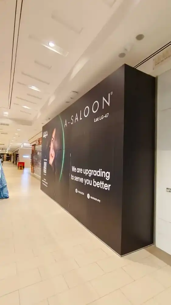 Hoarding & Visual, A-Saloon, Setia City Mall