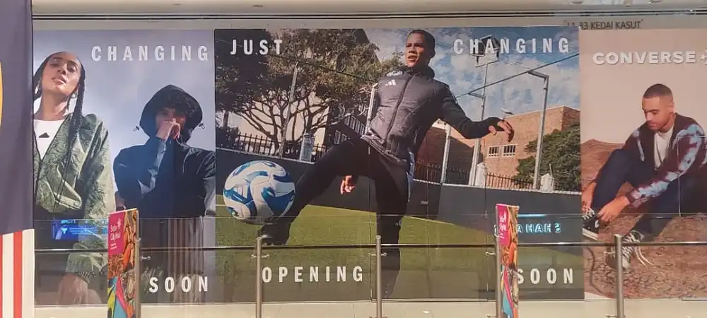 Hoarding & Visual, Adidas, Setia City Mall