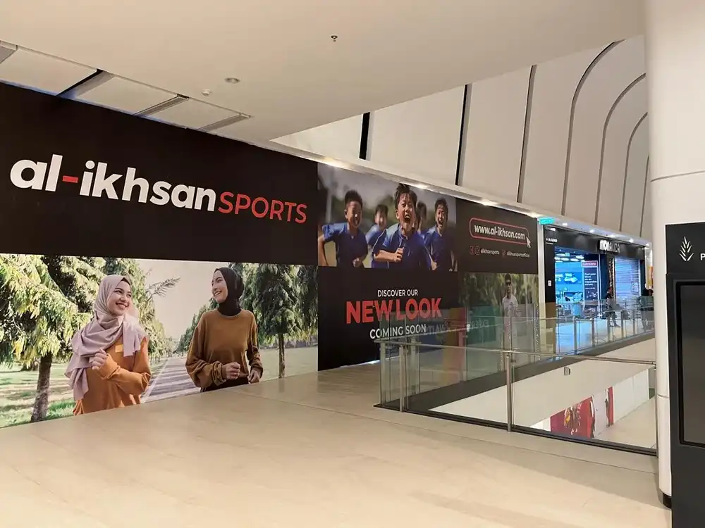 Hoarding & Visual, Al-Ikhsan Sports, Mayang Mall, Terengganu