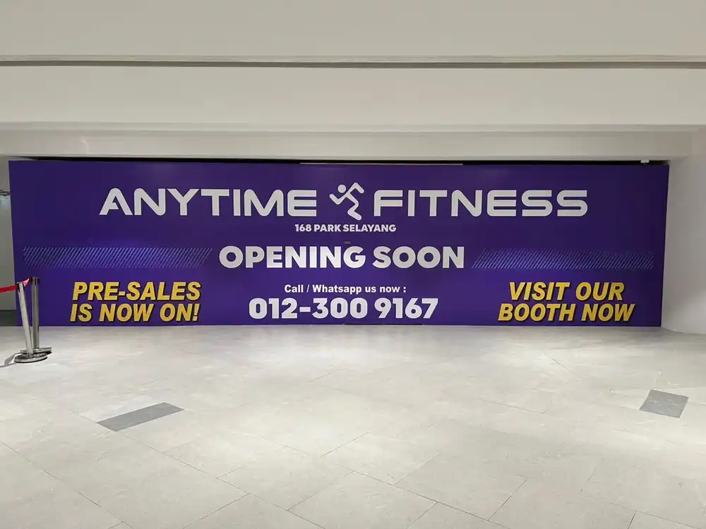 Hoarding & Visual, Anytime Fitness, 168 Selayang