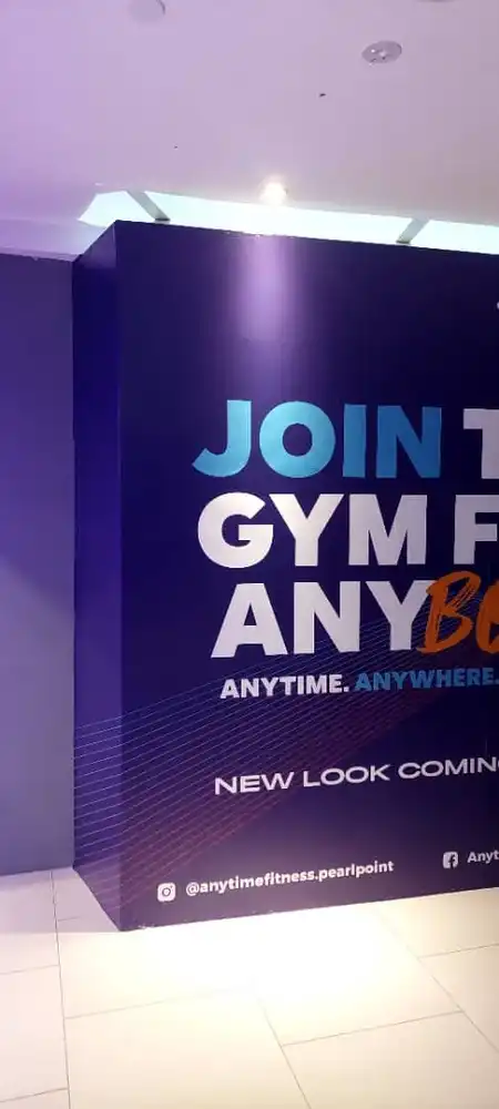 Hoarding & Visual, Anytime Fitness, Pearl Point Shopping Mall