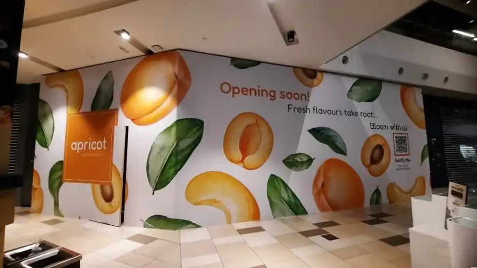Hoarding & Visual, Apricot, MyTown