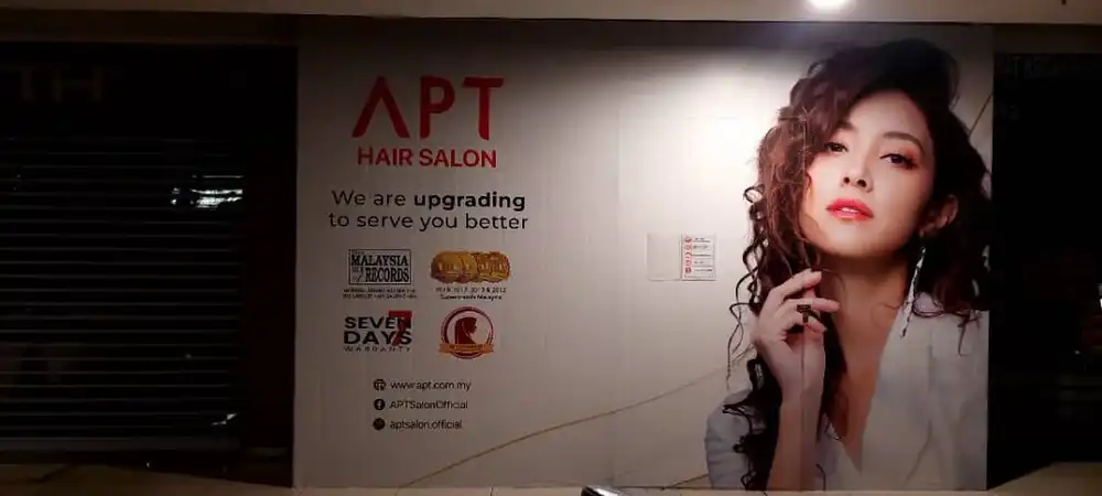 Hoarding Visual, APT Hair Salon, 1 Utama
