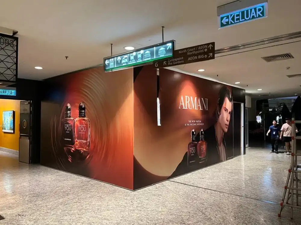 Hoarding & Visual, Armani, Mid Valley