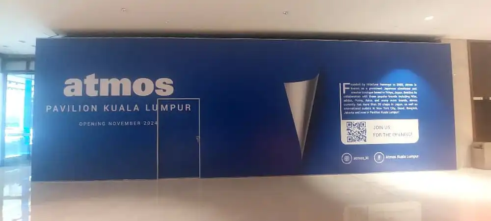 Hoarding & Visual, atmos, Pavilion Elite, Kuala Lumpur