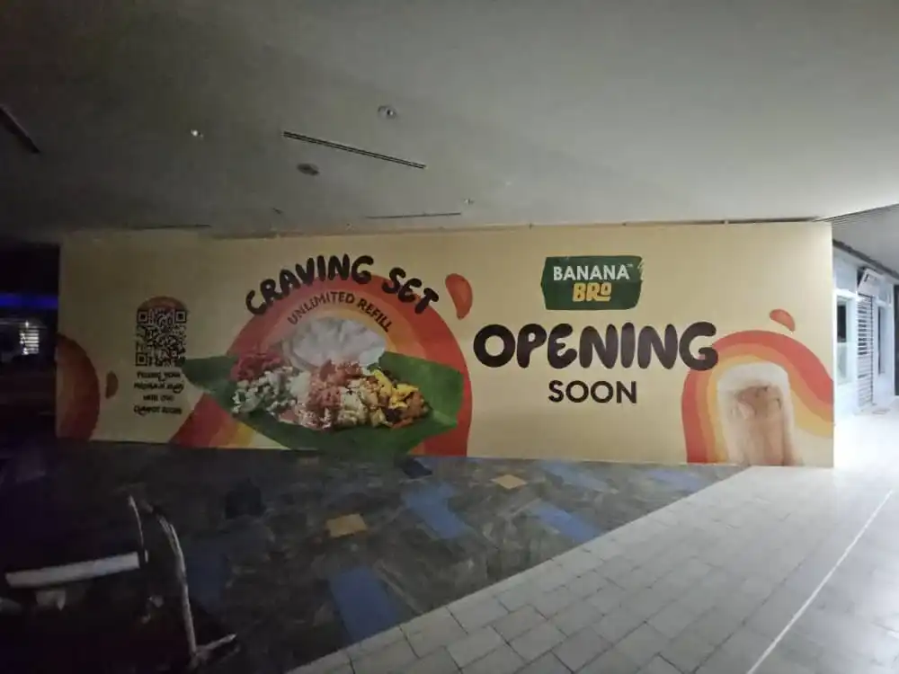 Hoarding Visual, BananaBro, 1 Utama