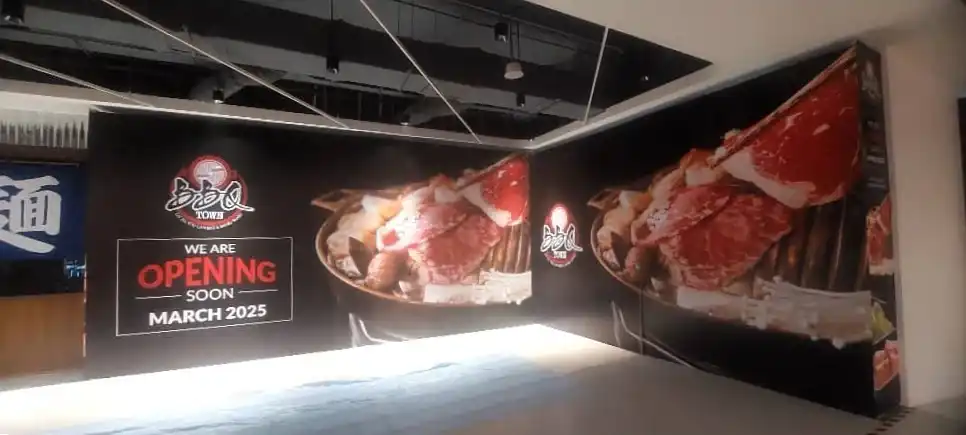 Hoarding & Visual, BBQ Town, 168 Park Mall, Selayang