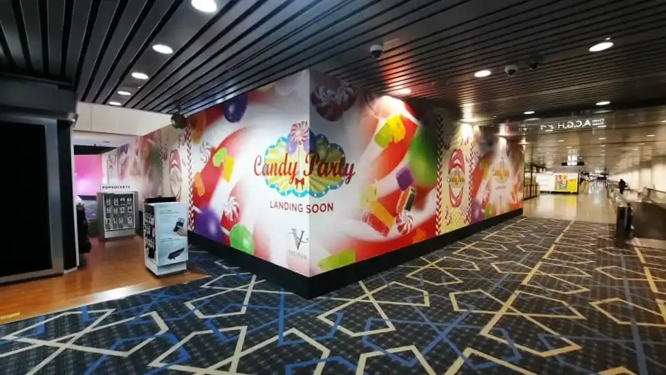 Hoarding & Visual, Beaute Love & Candy Party (Valiram), KLIA SAT (Satellite Building)