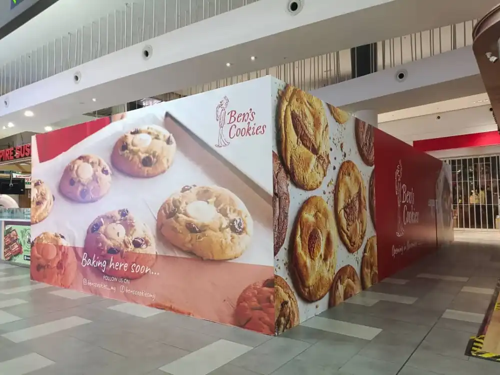Hoarding & Visual, Ben's Cookies, KLIA2 Gateway