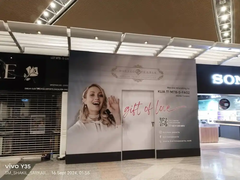 Hoarding & Visual, Borneo Pearls, KLIA MTB