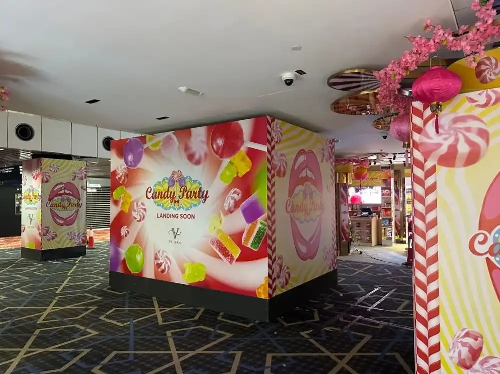 Hoarding & Visual, Candy Party, KLIA SAT (Satellite Building) 