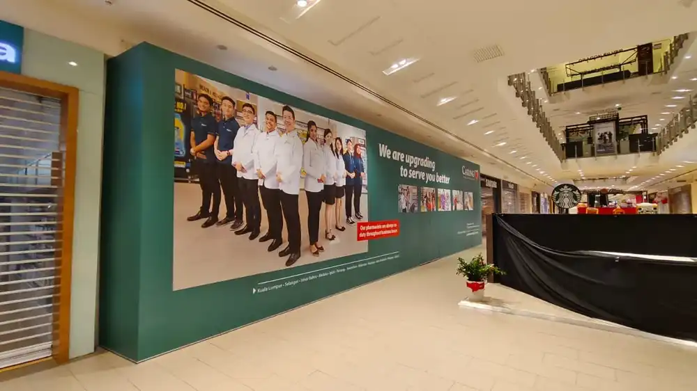 Hoarding & Visual, Caring Pharmacy, Setia City Mall