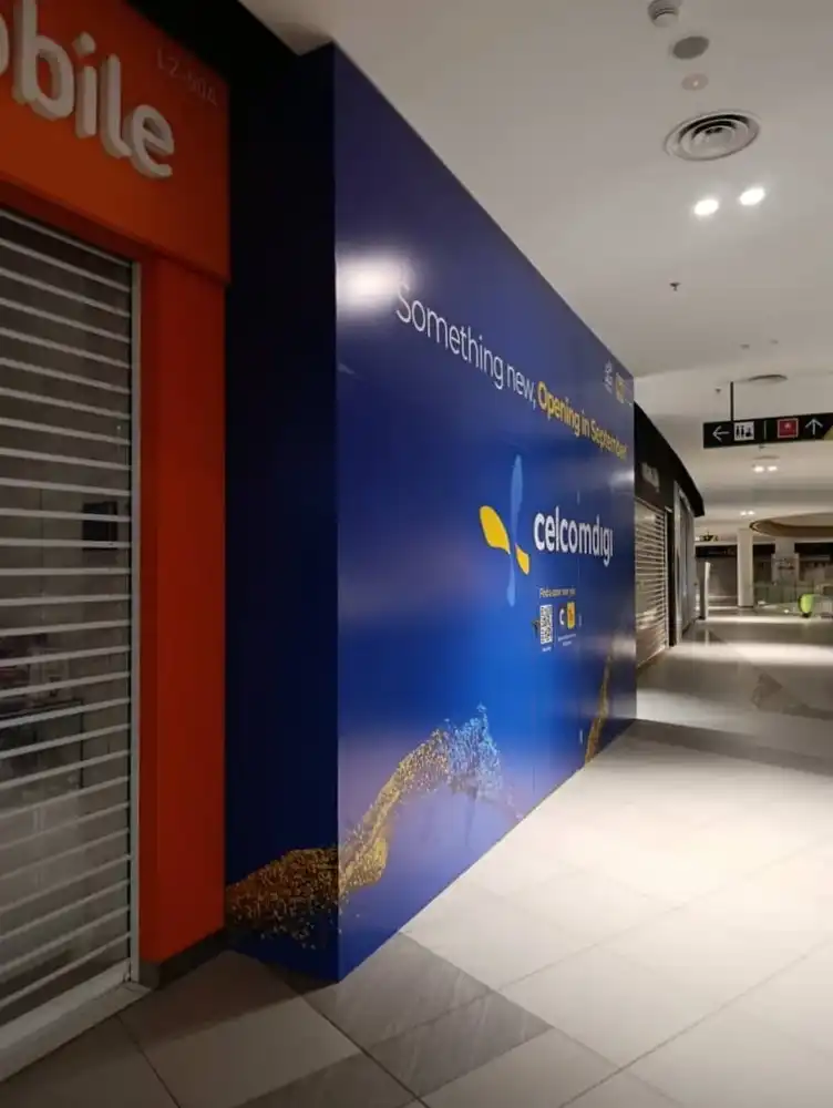 Hoarding & Visual, CelcomDigi, Central Icity