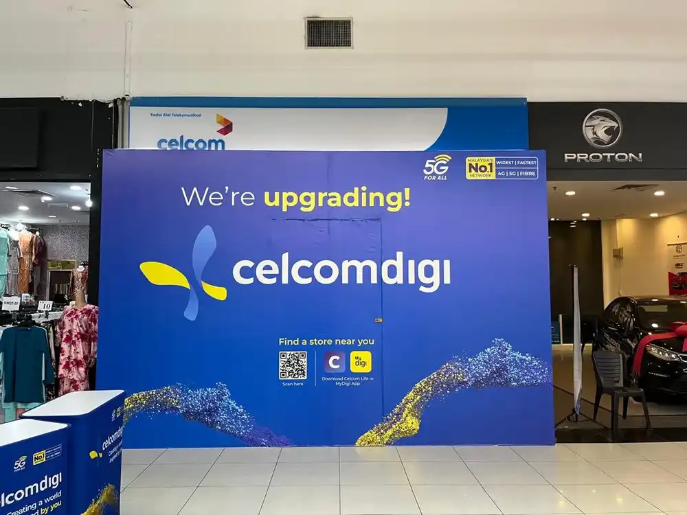Hoarding & Visual, CelcomDigi, Econsave Kuala Selangor