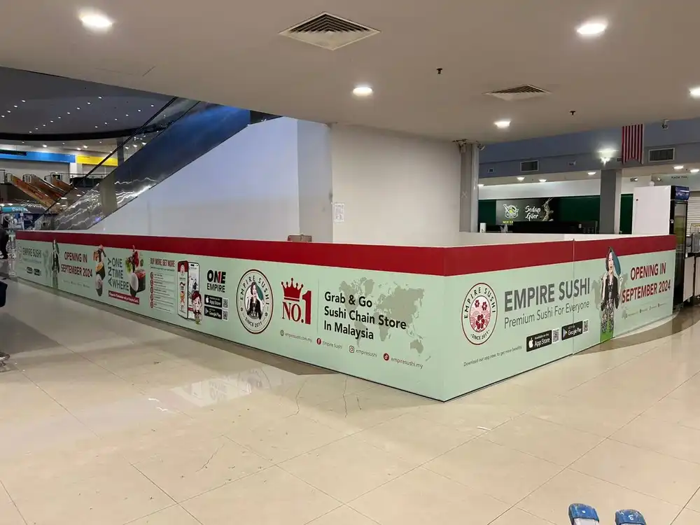 Hoarding & Visual, Empire Sushi, Lotus's Setia Alam