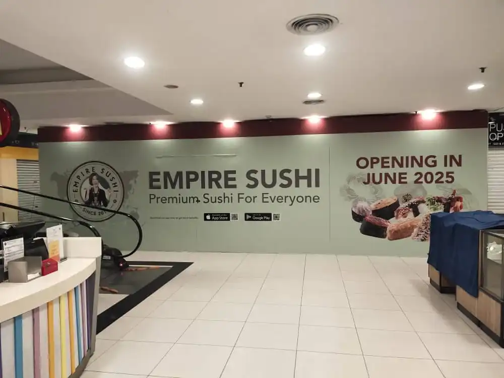 Hoarding & Visual, Empire Sushi, Lotus's Teluk Intan, Perak
