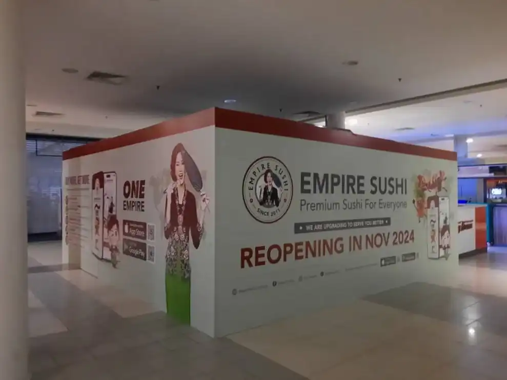 Hoarding & Visual, Empire Sushi, Wangsa Walk
