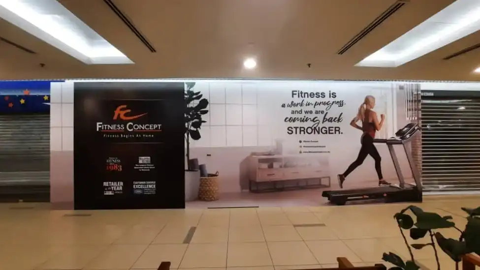 Hoarding & Visual, Fitness Concept, 1 Utama 