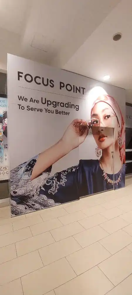 Hoarding & Visual, Focus Point, Setia City Mall
