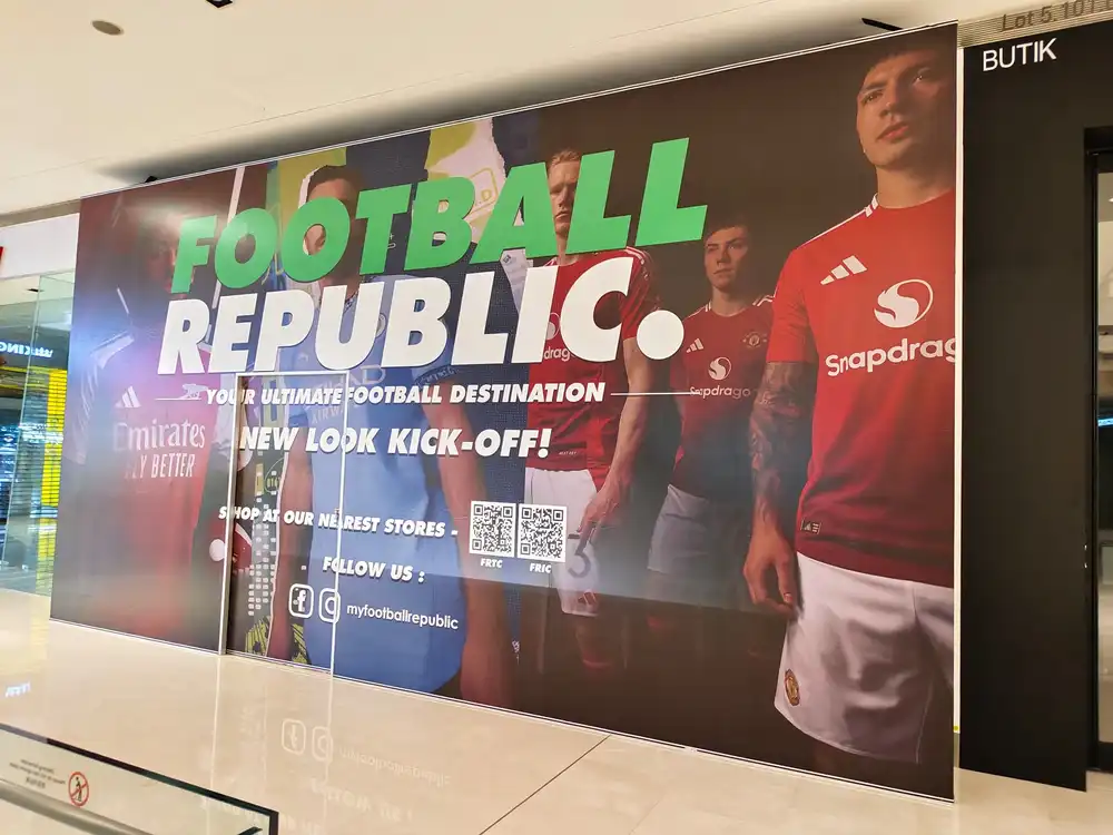 Hoarding & Visual, Football Republic, Pavilion Elite