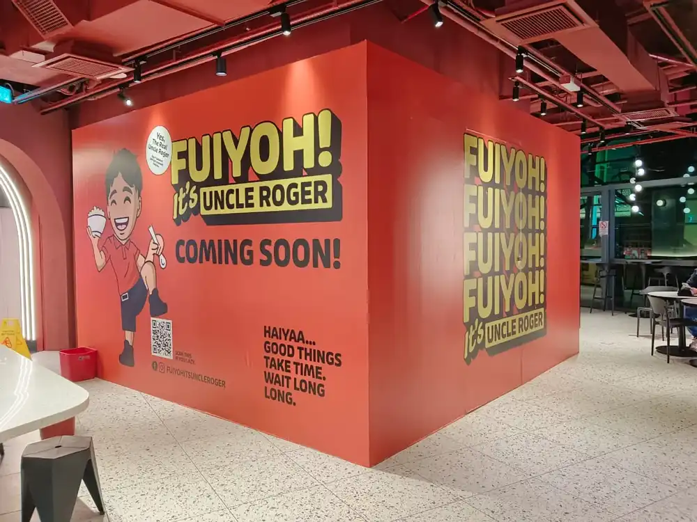 Hoarding & Visual, Fuiyoh! It's Uncle Roger, KLIA2 Gateway