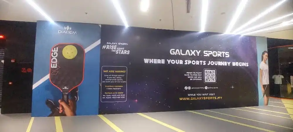 Hoarding & Visual, Galaxy Sports, Central Icity