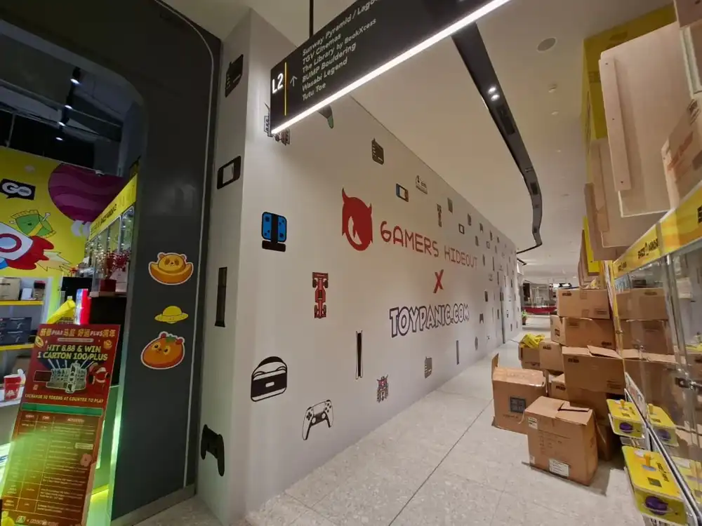 Hoarding & Visual, Gamers Hideout x Toypanic.com, Sunway Square