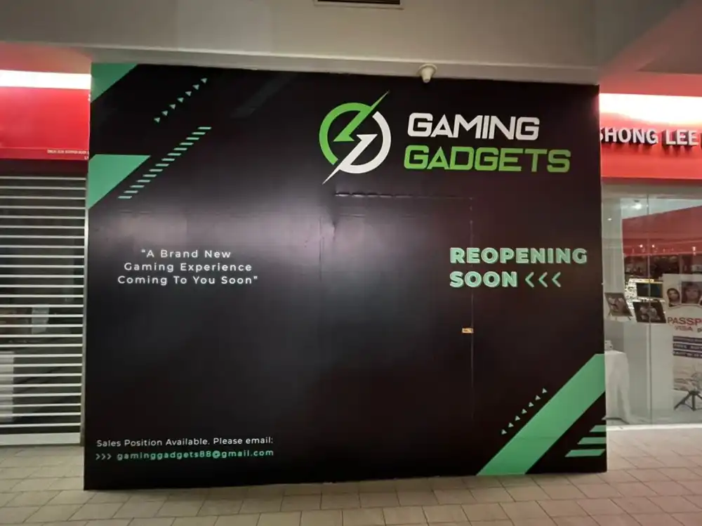 Hoarding & Visual, Gaming Gadgets, 1 Utama