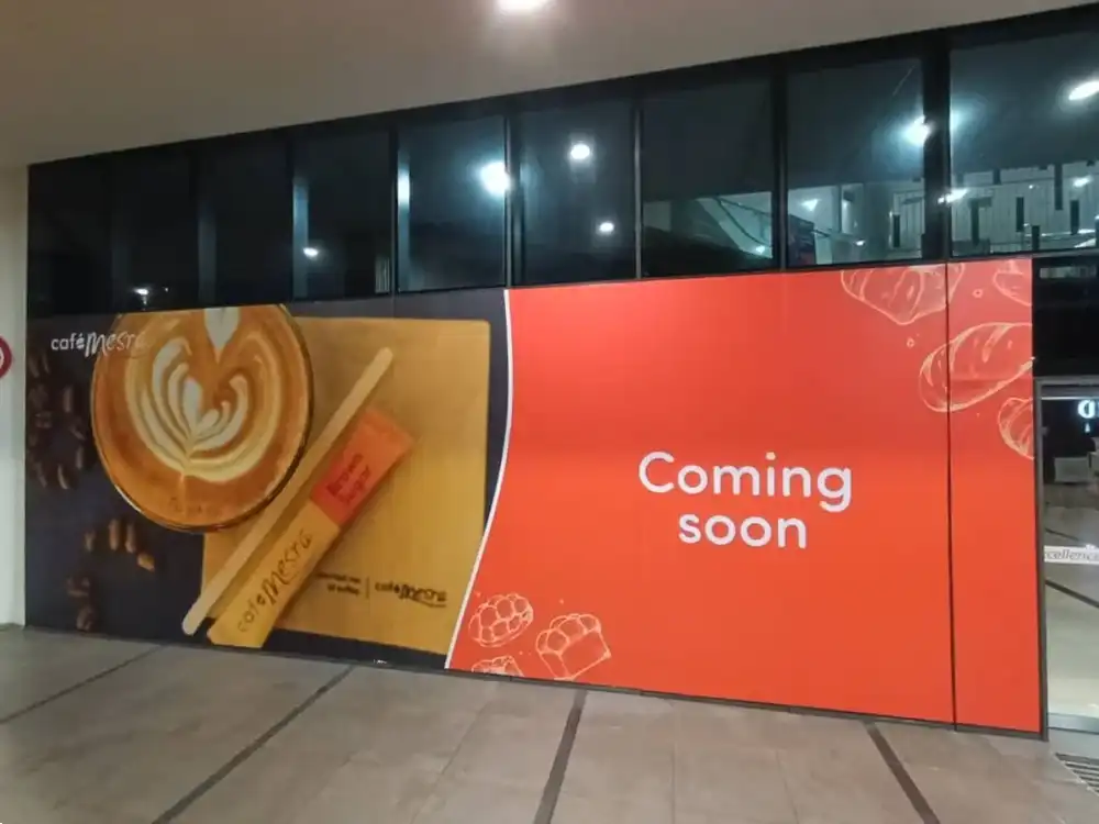 Hoarding, Visual & Glass Sticker, Cafe Mesra, Desa Park Medical Centre