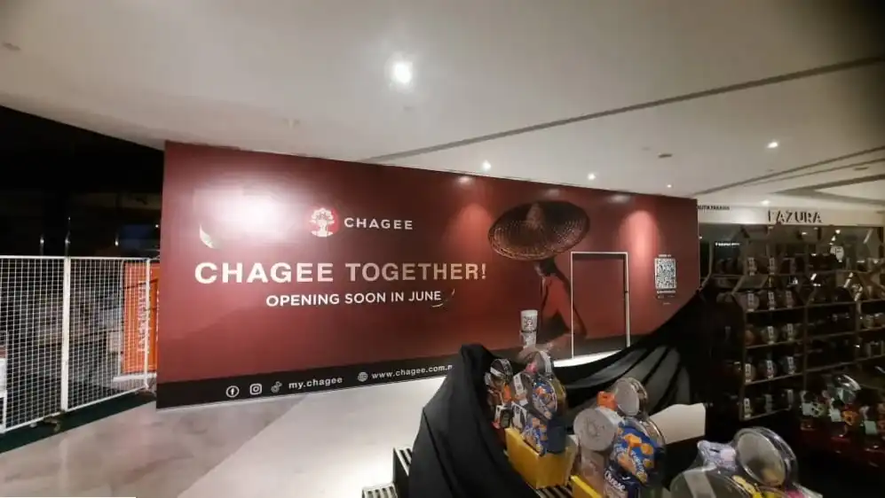 Hoarding, Visual & Glass Sticker, Chagee, Sunway Putra Mall