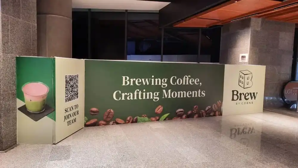 Hoarding, Visual & Glass Sticker (Kiosk), Brew by Cobnb, Antara Genting Highlands