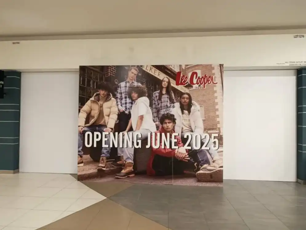 Hoarding, Visual & Glass Sticker, Lee Cooper, Mitsui Outlet Park