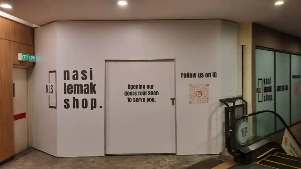 Hoarding, Visual & Glass Sticker, Nasi Lemak Shop, Sunway 163